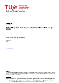 Eindhoven University of Technology BACHELOR Creating Rydberg