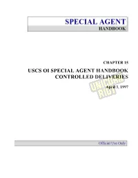Special Agent Handbook