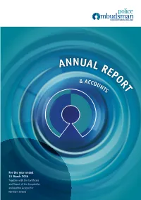 Annual Report and Accounts for the Year Ended 31 March 2016