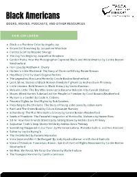 Black Americans Resources