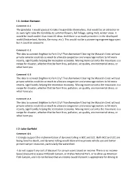 Read the Draft MTS Alternatives Public Comments Here