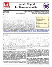 Update Report for Massachusetts Late 2012