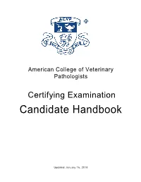 Candidate Handbook