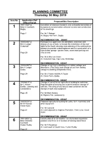 Development Control Committee