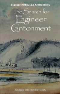 Engineer Cantonment with the Steamboat Western Engineer in the Foreground
