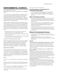 Environmental Sciences 1