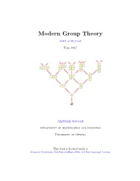 Modern Group Theory