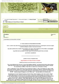 New Evidence of Torture Prison in Poland