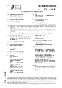 Imidazo[1,2-A]Pyrazine Compounds for Treatment