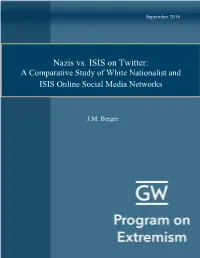 Nazis Vs. ISIS on Twitter