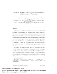 Optimizing the Architectural Layouts of Curtain Walls to Minimize Use of Aluminium