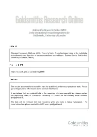 Plummer-Fernandez, Matthew. 2019. the Art of Bots: a Practice-Based Study of the Multiplicity, Entanglements and ﬁguration of Sociocomputational Assemblages