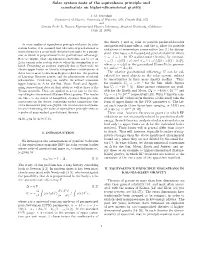 Solar System Tests of the Equivalence Principle and Constraints on Higher-Dimensional Gravity