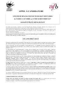 Appel Candidatures