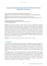 Improved Adaboost Algorithm for Robust Real-Time Multi-Face Detection