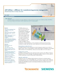 Tecnomatix Em-Tolmate Fact Sheet
