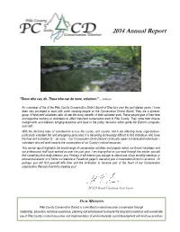 2014 PCCD Annual Report