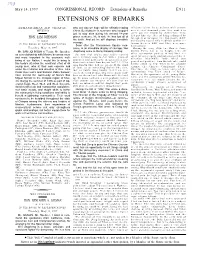 Extensions of Remarks Section
