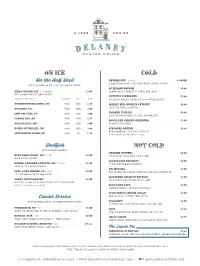 On the Half Shell Shellfish Caviar Service