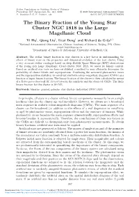 The Binary Fraction of the Young Star Cluster NGC 1818 in the Large Magellanic Cloud