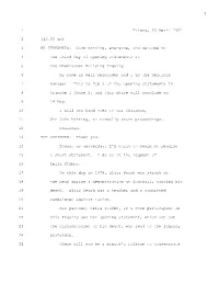 UCPI Tranche 1 (Phase 2) Opening Statements Transcript
