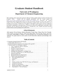 Cheme Grad Student Handbook