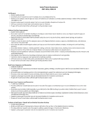 Irvine Project Summaries 2017-18 to 2018-19