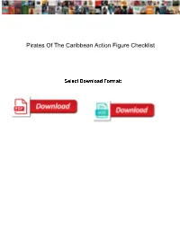 Pirates of the Caribbean Action Figure Checklist