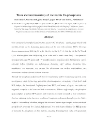 Trace Element Inventory of Meteoritic Ca-Phosphates
