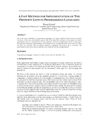 A Fast Method for Implementation of The