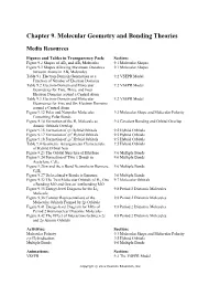 Chapter 9. Molecular Geometry and Bonding Theories
