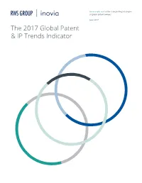The 2017 Global Patent & IP Trends Indicator