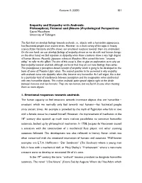101 Empathy and Dyspathy with Androids: Philosophical