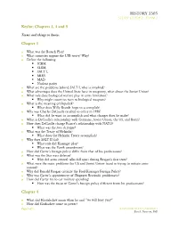 HISTORY 3305 Keylor; Chapters 3, 4 and 5 Chapter 3