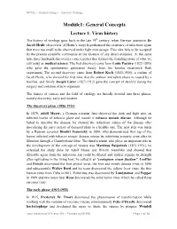 Module1: General Concepts