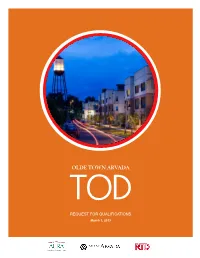Olde Town Arvada Tod Request for Qualifications