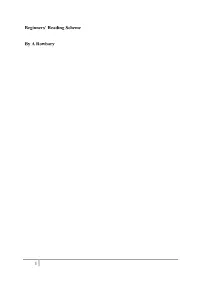 Beginners' Reading Scheme by a Rowbory