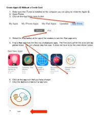 Create Apple ID Without a Credit Card