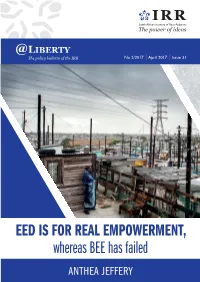 @Liberty — Issue 31 — EED IS for REAL EMPOWERMENT.Pdf