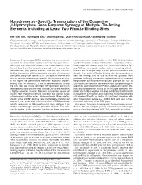Noradrenergic-Specific Transcription of the Dopamine Я-Hydroxylase Gene Requires Synergy of Multiple Cis-Acting Elements Includ
