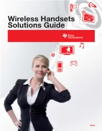 Wireless Handsets Solutions Guide