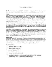 About the Pioneer Zephyr