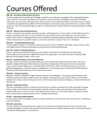 Cyber Security Courses