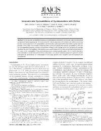 Intramolecular Cycloadditions of Cyclobutadiene with Olefins John Limanto,†,§ John A