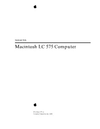 Macintosh LC 575 Computer