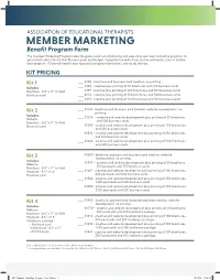 MEMBER MARKETING Benefit Program Form the Member Marketing Program Takes the Guess Work out of Planning and Executing Your Own Marketing Program