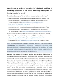 Quantification of Predictive Uncertainty in Hydrological Modelling by Harnessing the Wisdom of the Crowd: Methodology Development and Investigation Using Toy Models