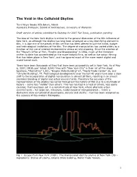 The Void in the Celluloid Skyline