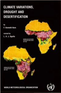 Climate Variations, Drought and Desertification