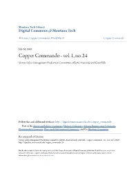 Copper Commando, World War II Copper Commando